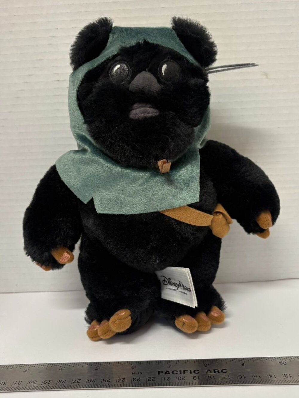 Disney Parks Authentic Original Ewok TOKKAT 10" Plush EXC Star Wars